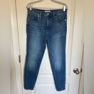 Madewell 10" High-Rise Skinny Crop Jeans